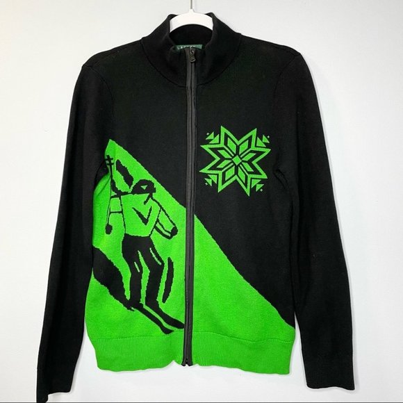 Lauren Ralph Lauren Cotton Mockneck Full Zip Jacket
